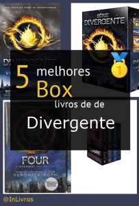 Box de livros de Divergente