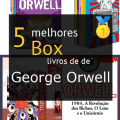 Box de livros de George Orwell