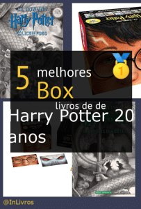 Box de livros de Harry Potter 20 anos